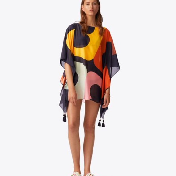 Tory Burch Other - Tory Burch Printed Beach Caftan NWT M / L Capsule